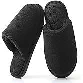 Parlovable Women's Memory Foam House Slippers - Polar Fleece Lining Non-Slip Indoor Shoes