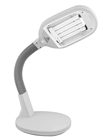 Tageslichtlampe, Schreibtischlampe, natürliches Tageslicht, weiß, energiesparend, zum Lesen oder andere Hobbys