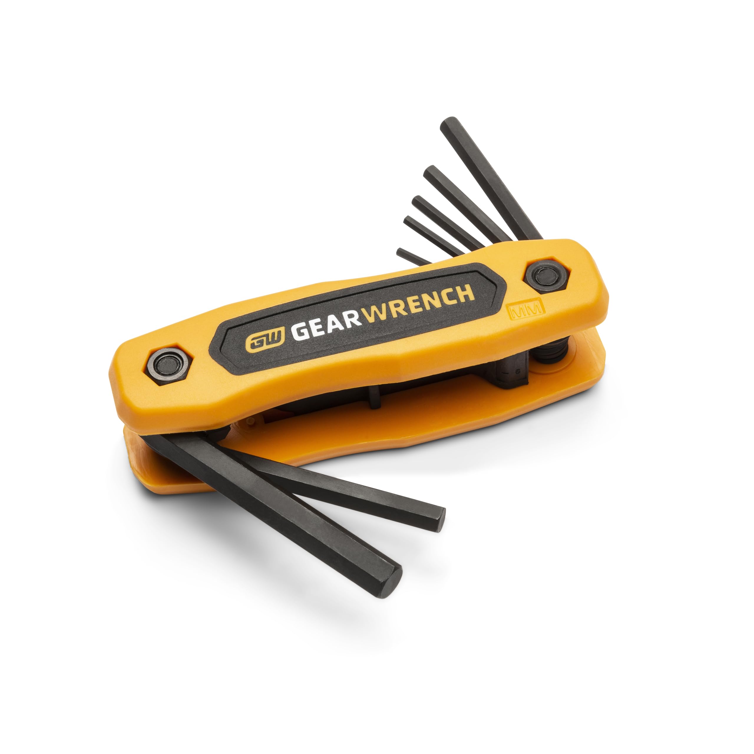 GearWrench 83506 Metric Folding Hex Key Set, 8 Piece Alloy Steel