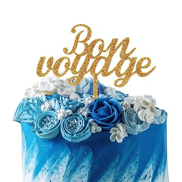 Acyrlic Happy Retirement Cake Topper Black Glitter The Adventure
