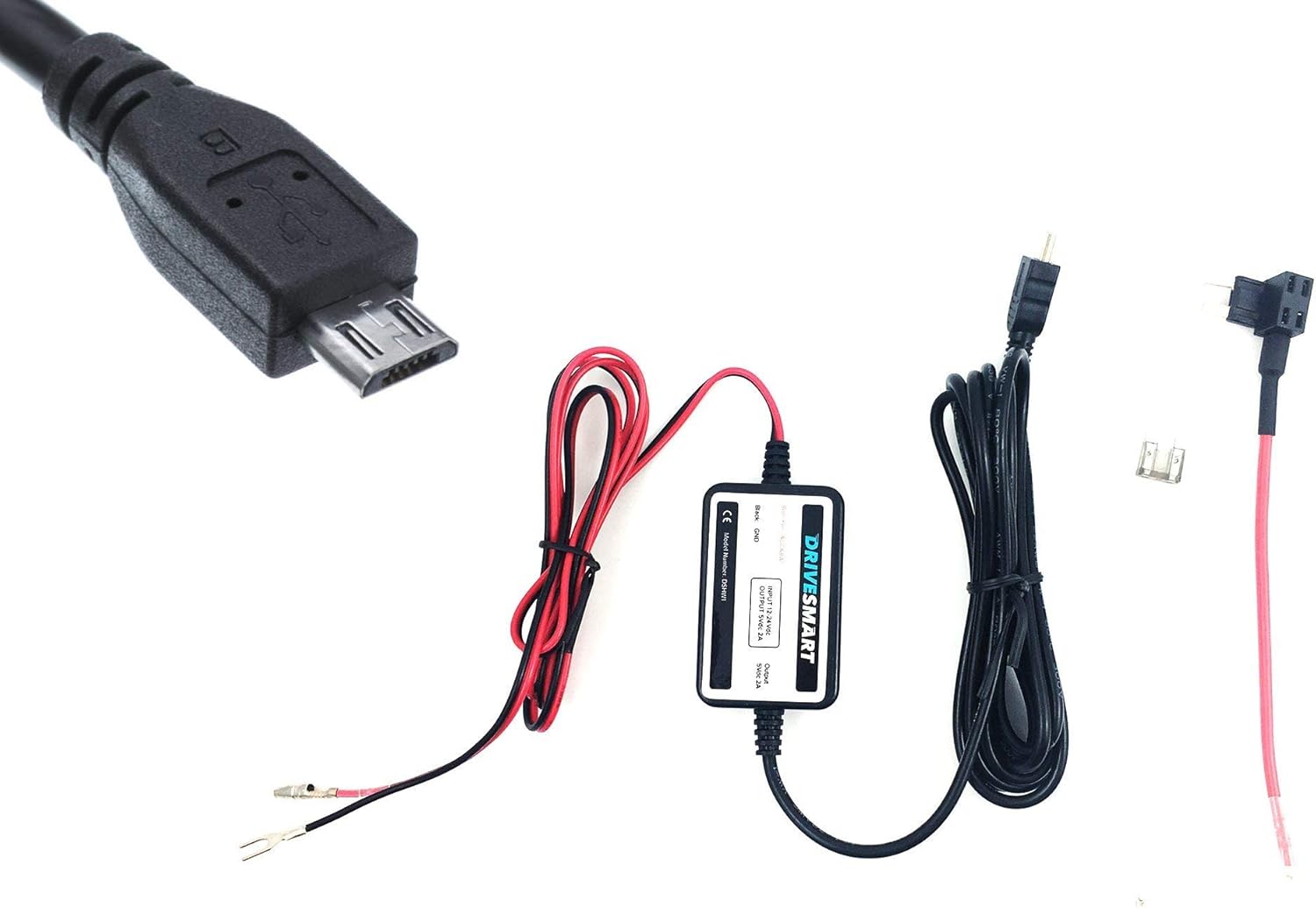 DriveSmart MICRO USB Dash Camera Hardwire Cable with Amazon.co.uk Electronics