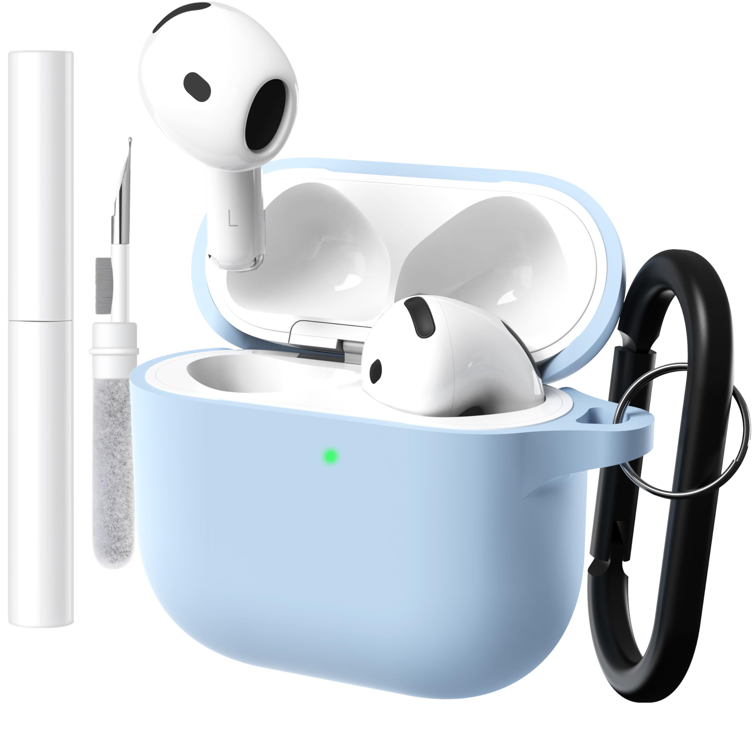 Brujula Case for AirPods 4 Case Silicone Protective