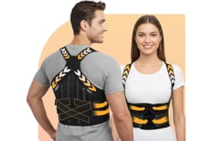 BigRose Posture Corrector for Women and Men, X Power Support Belt for Back Pain Relief with Adjustable Shoulder Straightener, Upper Lower Lumbar Neck Support, Comfortable Back Brace, Medium