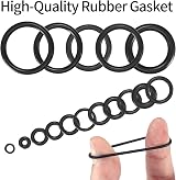 Newoutset 360 Pcs Rubber O-Ring Seal Assortment Kit 24 Sizes Plumbing Hydraulic view 4