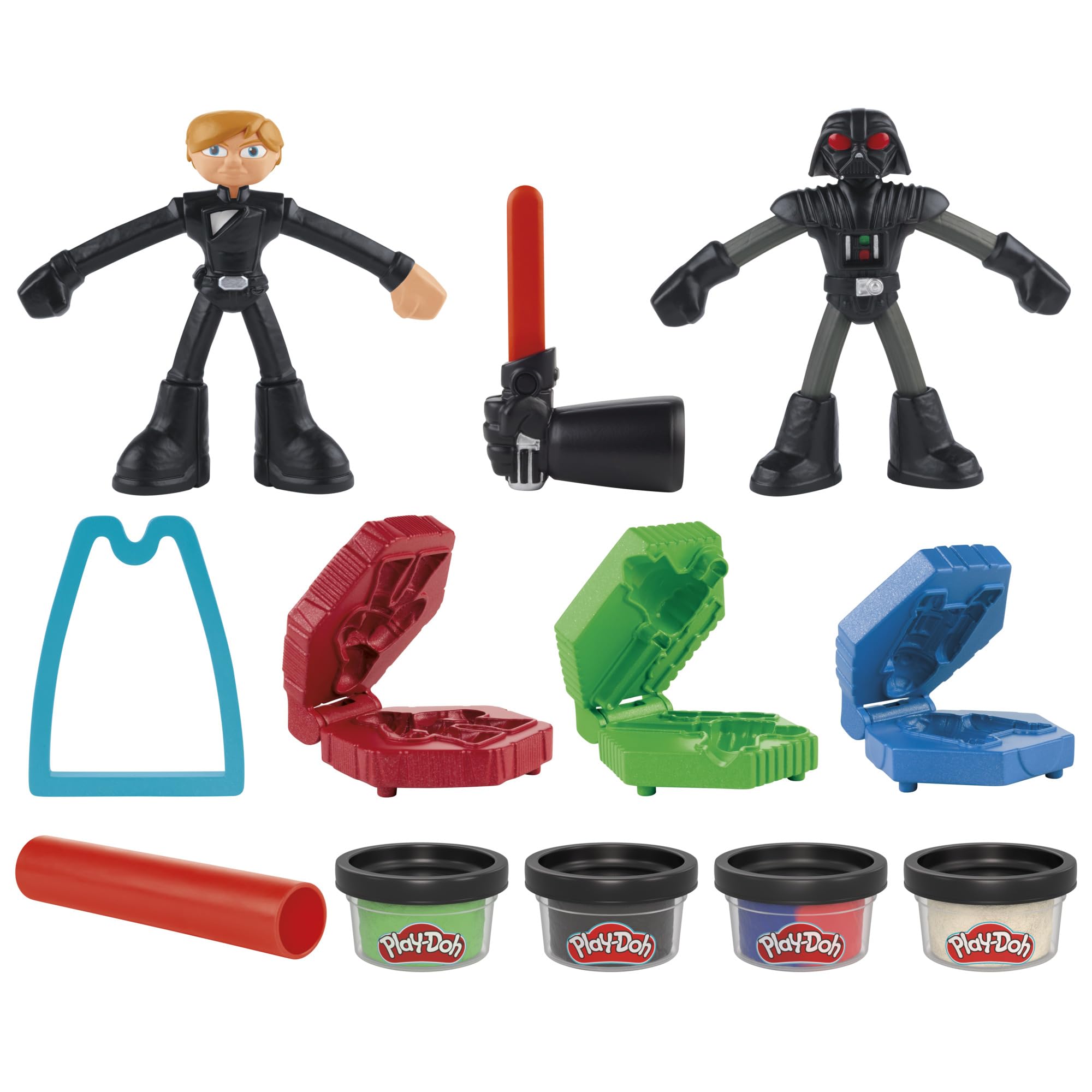 Play-Doh Star Wars Galaktische Knet-Abenteuer Action-Figurenset (10 cm)