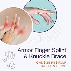 Armor Finger Extension Splint, Knuckle Brace for