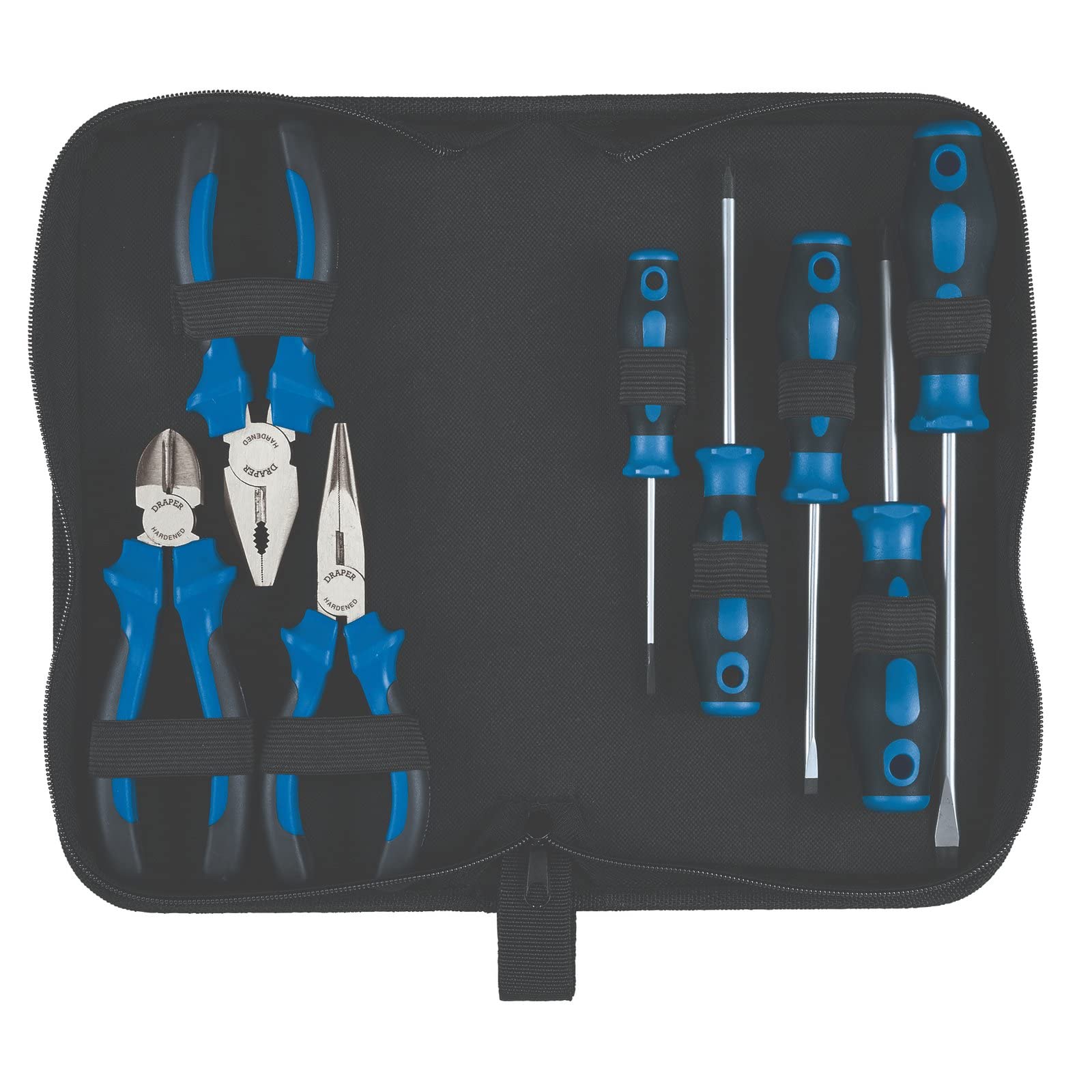 Draper 28020 Screwdriver and Plier Set (8 Piece)