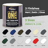 THE ONE All-In-One Paint & Primer Charcoal Matt 2.5 L Multi-Surface view 6