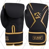 AQF Boxing Gloves Kids Adults Training Muay Thai 6oz-16oz Gold 4oz view 3