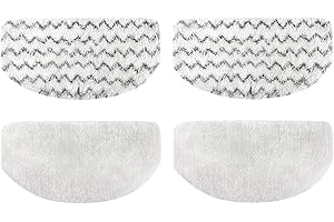 Ximoon 4 Pack Steam Mop Pads Replacement for Bissell Powerfresh 1940 1544 1440 Series,19404 1806 1940A 1940W 1940A 19408 1940Q, Part # 5938 & 203-2633
