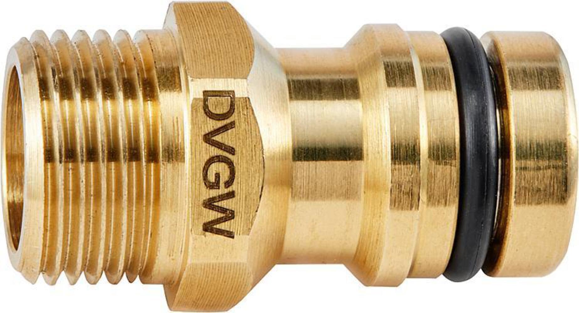 GEKA 809AKSB Device Plug Drinking Water with Male Thread G 3/8" of Brass, Gold, 18 x 8 x 13 cm