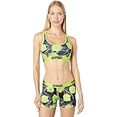 PSD Women's Neon Rose Sports Bra, Multi, XL
