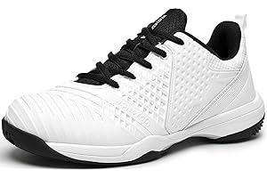 WONDYCIA Men's Tennis Shoes, Carbon Plate Support, Lightweight Court Shoes for Pickleball & Racquet Sports
