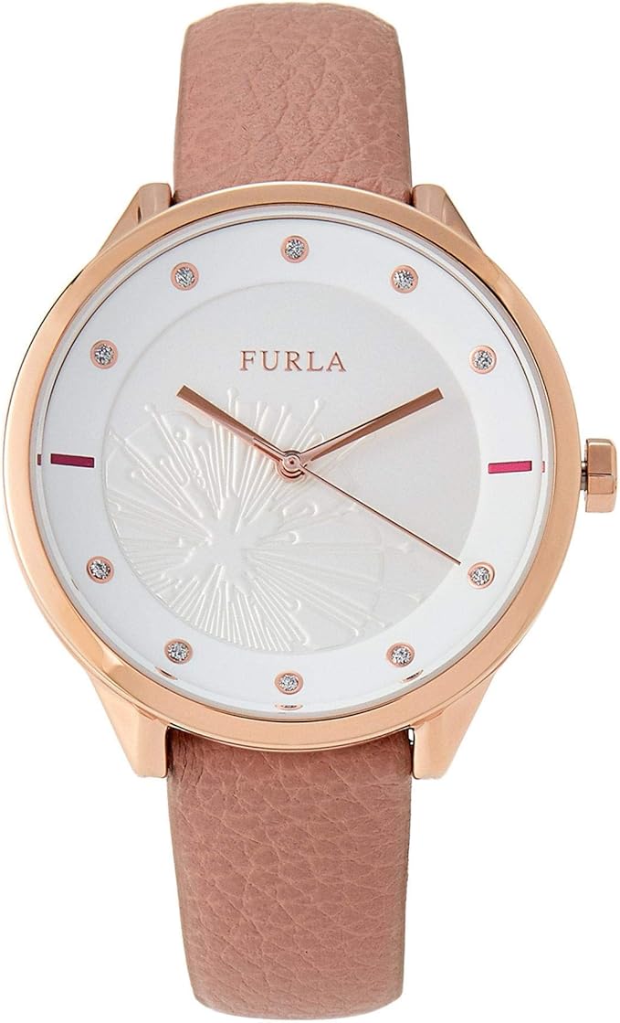 FURLA Womens Analogue Quartz Watch with Leather Strap R4251102522