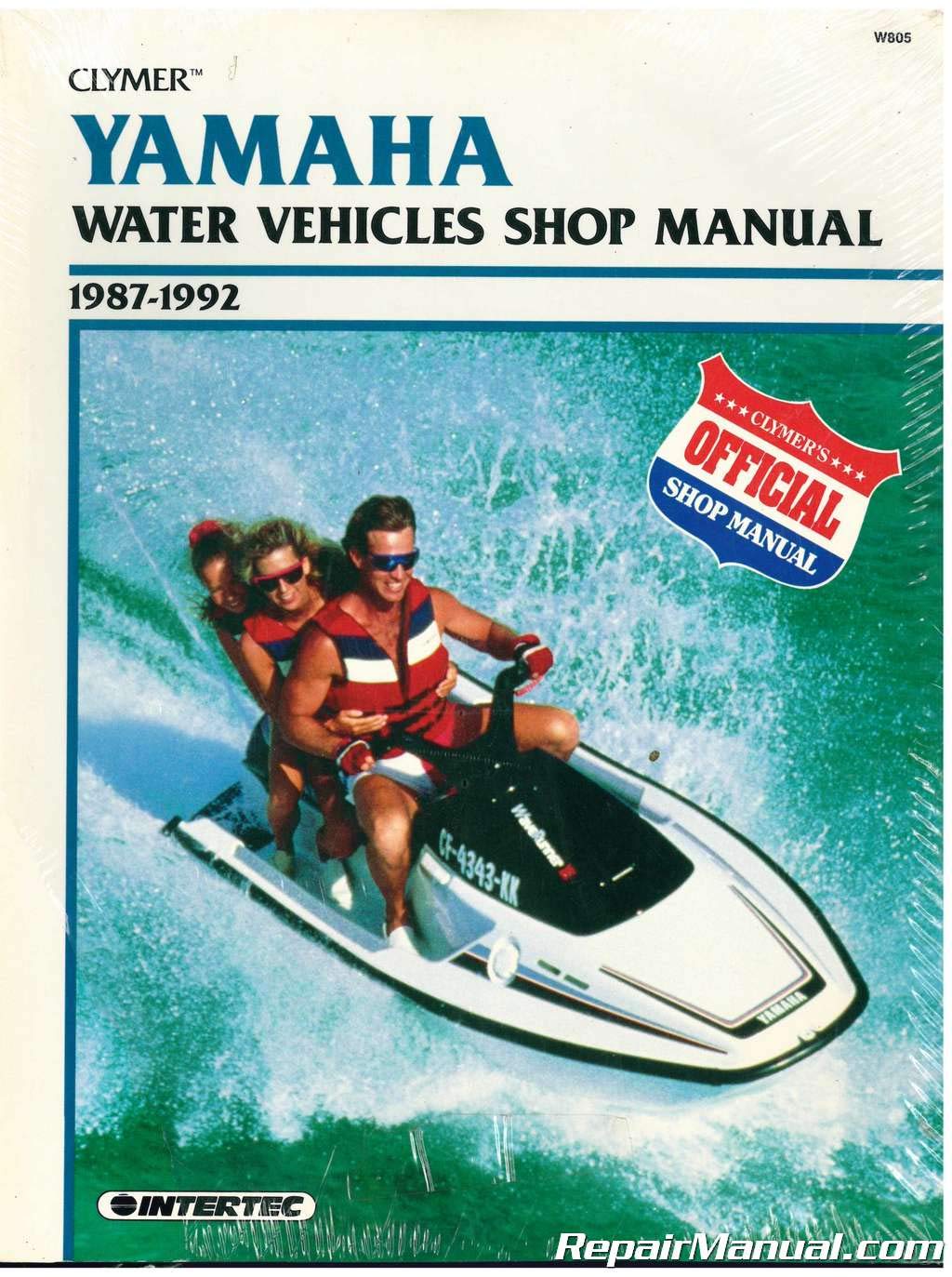 U-NOS-W805 USED 1987-1992 Clymer Yamaha Waverunner Wavejammer Personal Watercraft  Repair Manual Paperback – 2004