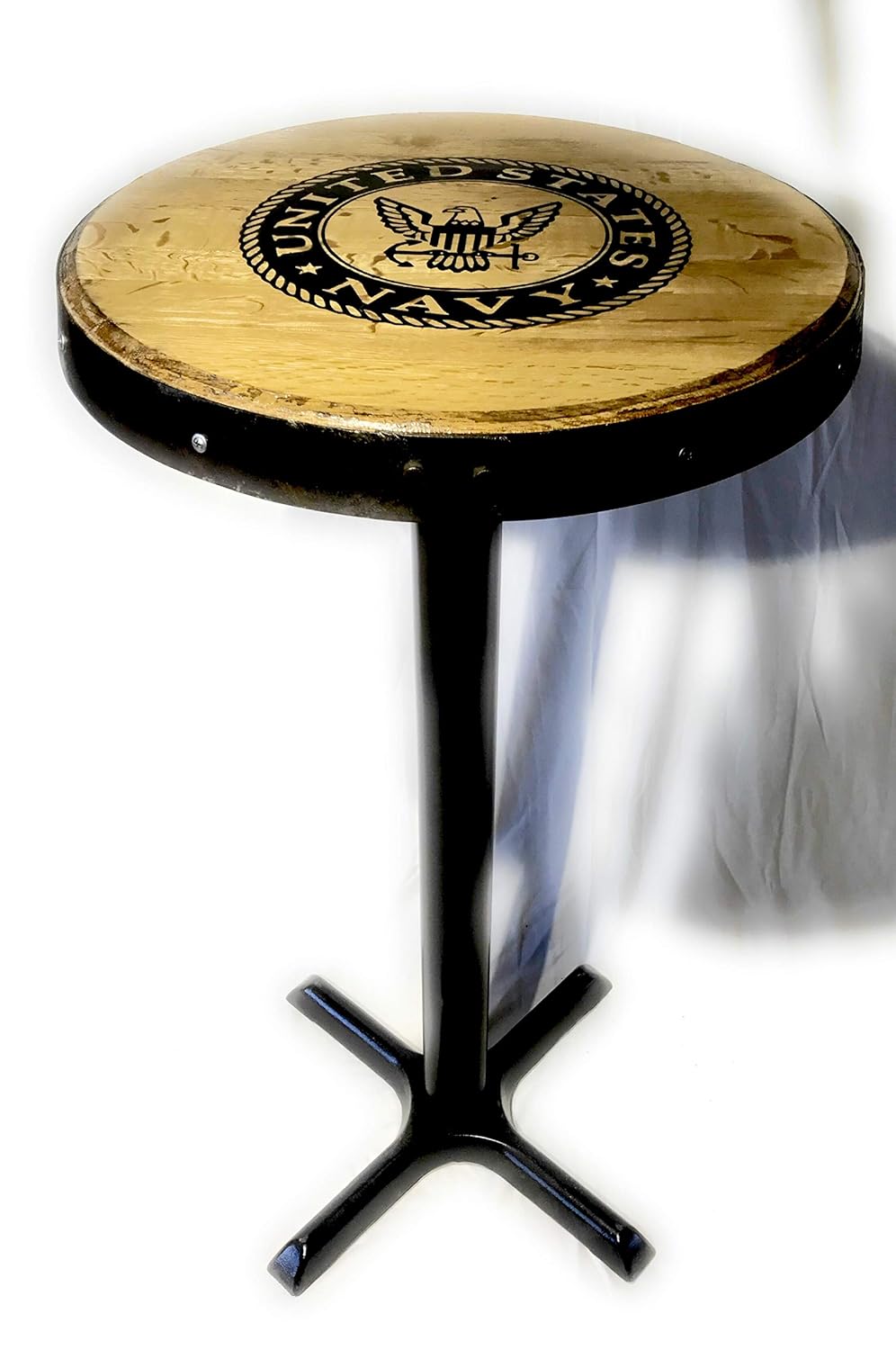 Best Wine Barrel Head Bar Cabinet