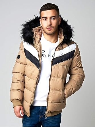 doudoune courte beige