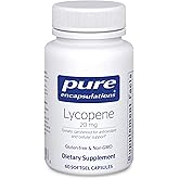Pure Encapsulations Lycopene 20 mg | Dietary Supplement for Cellular and Macular Support | 60 Softgel Capsules