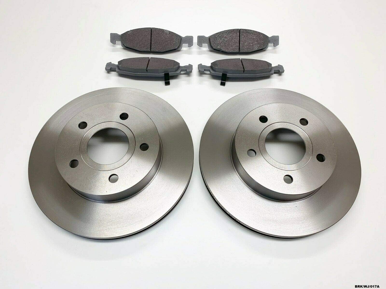 ALPHA BRAKES Front Brake Discs & Brake Pads Grand Cherokee WJ 1999-2002 TEVES