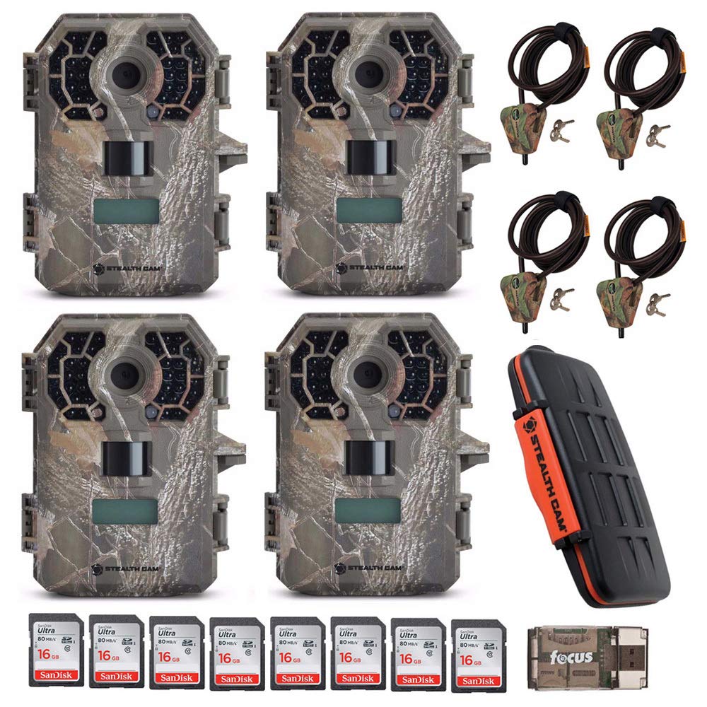 Stealth Cam G42 NoGlo Trail Game Camera STCG42NG (4Pack