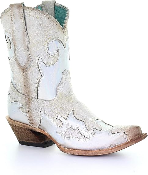 botas vaqueras blancas para mujer