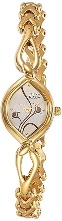 Raga Gold/Silver Metal Jewellery Design, Bracelet Clasp, Quartz Glass, Analog Wrist Watch
