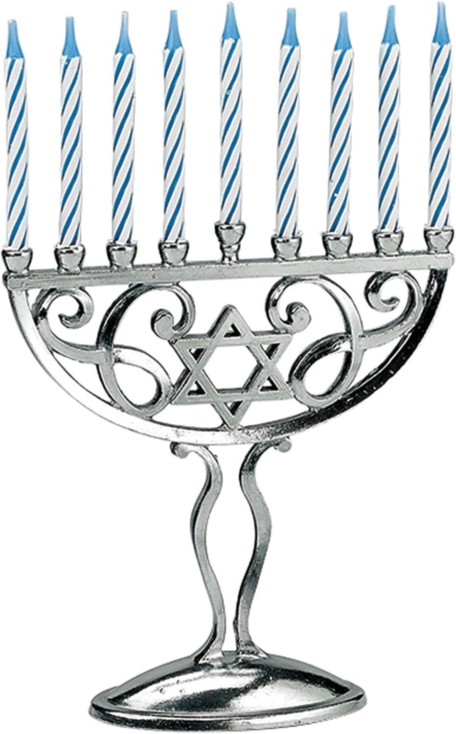 Rite -Lite Judaica M-17005 Mini Menorah Set, 1 EA, Aluminum: Home & Kitchen