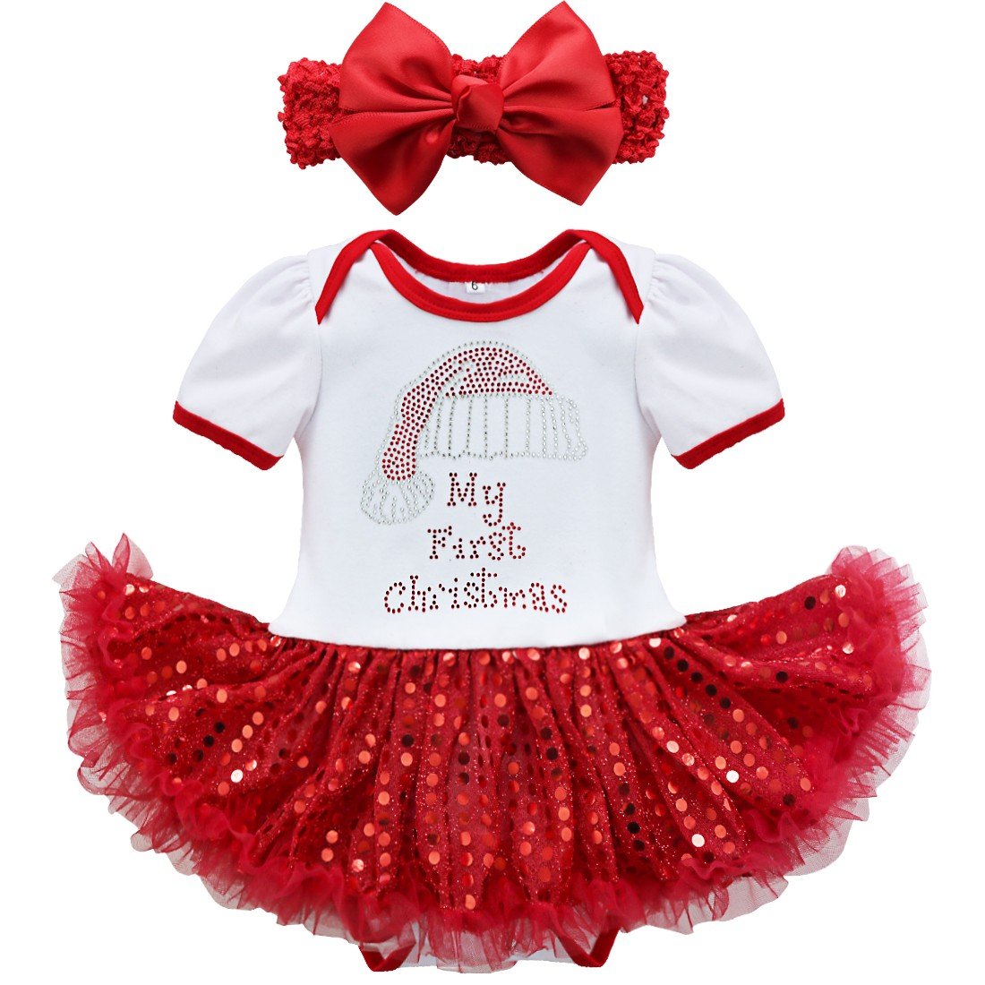 christmas outfit for 3 month old girl