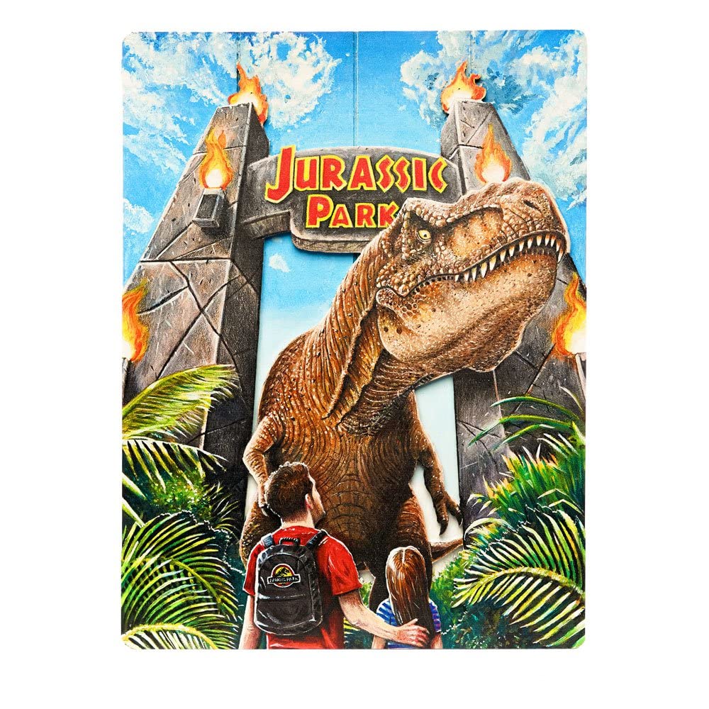 DOCTOR COLLECTOR WoodArts Jurassic Park 3D Poster 30x40cm