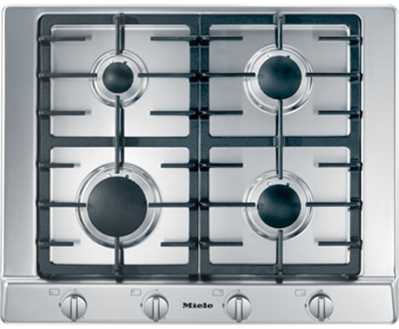 Miele Gas Hob Integrated KM2010 Clean Steel Amazon.co.uk Large