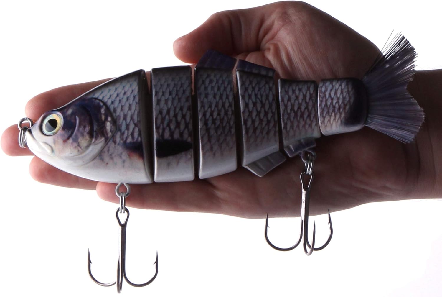 (8" GIZZARD SHAD) Real Fish 20cm Spring Shad Swimbait Glide Bait