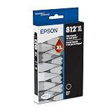 EPSON 812 DURABrite Ultra Ink High Capacity Black Cartridge (T812XL120-S) Works with WorkForce Pro WF-7310 ,7820, 7840, EC-C7000