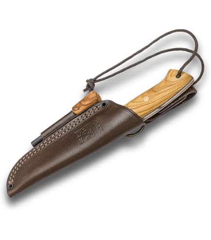 Amazon.com: Joker Ranger CM143-P Bushcraft Knife, 4.33 in 14C28N