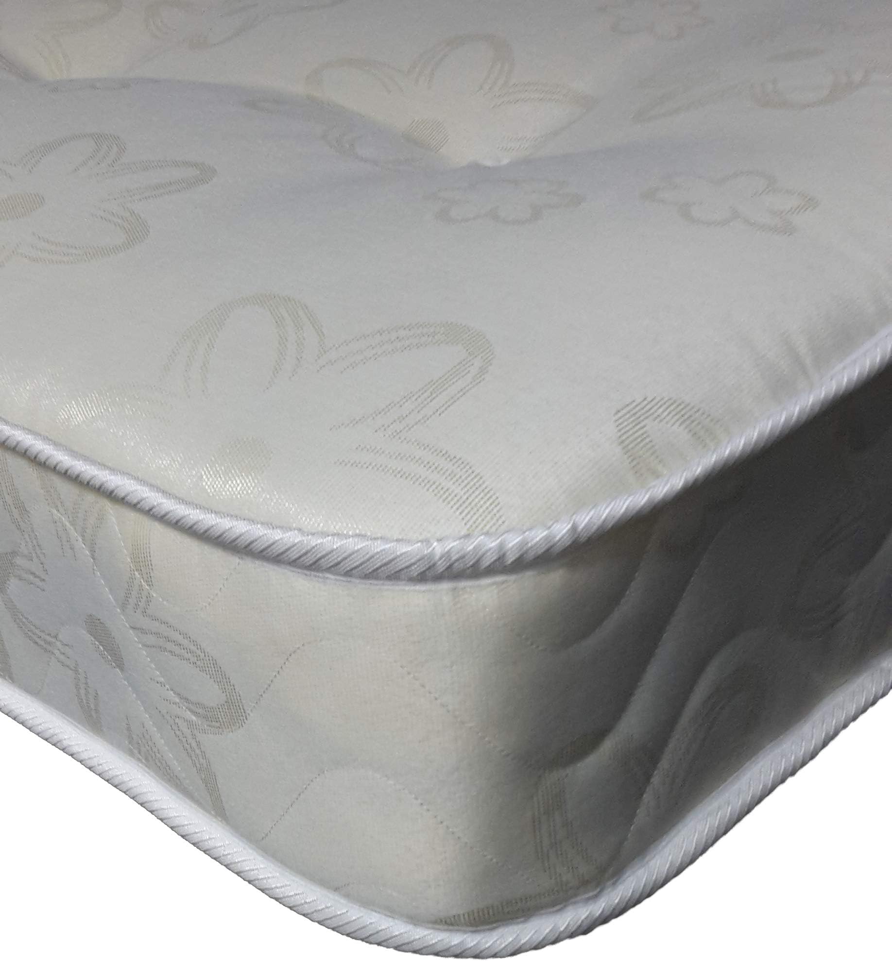 eXtreme comfort ltd The Gold Damask Essentials Comfort Tufted Mattress - Great For Kids, Bunk Beds, Cabin Beds Etc (2ft6 Small Single)