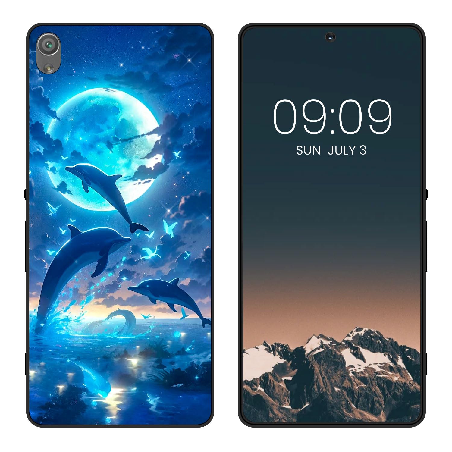 WUACYEAMING for Sony Xperia XA Cute Case,Soft