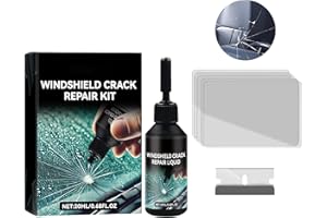 Windshield Repair kit 2026 Upgrade Car Glass Repair Liquid for Cracks and Chips Rock Chip Repair Kit for Fix Windows, Mirrors