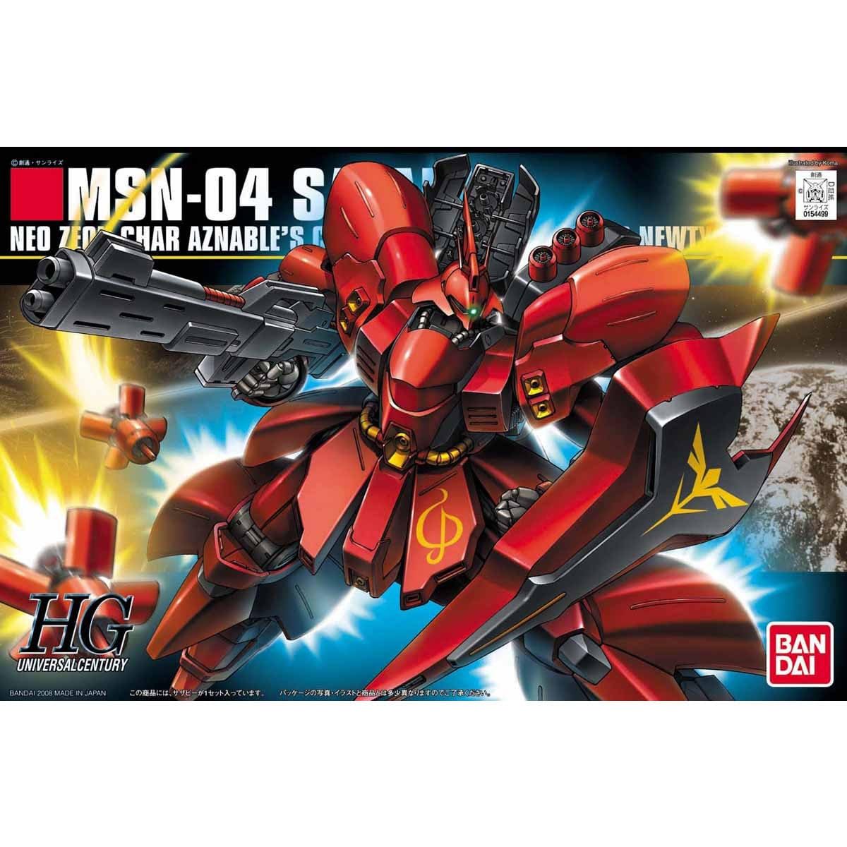 Bandai Hobby #88 Sazabi "Char's Counterattack" 1/144 - High Grade Universal Century