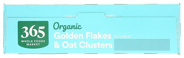365 BY WHOLE FOODS MARKET ORGANIC HONEY FLAKES AND OAT CLUSTERS, 12 OZ
