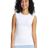 ESTEEZ Women’s Sleeveless Fitted Tank Top – Stretch Cotton Blend, Layering Essential