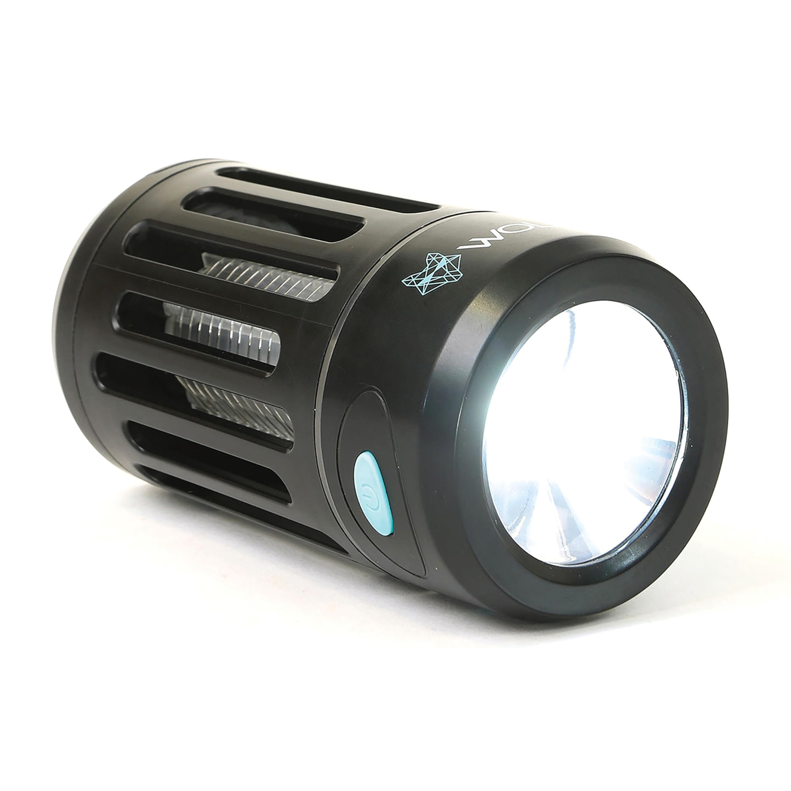 Wolf Outdoors Mozzi-Zappa | 2-in-1 Outdoor Mosquito Zapper with Ambient LED Light | USB Rechargeable | 29 Hour Runtime | 800V Electric UV Mosquito Lamp Killer for Camping, Hiking & Outdoors (Black)