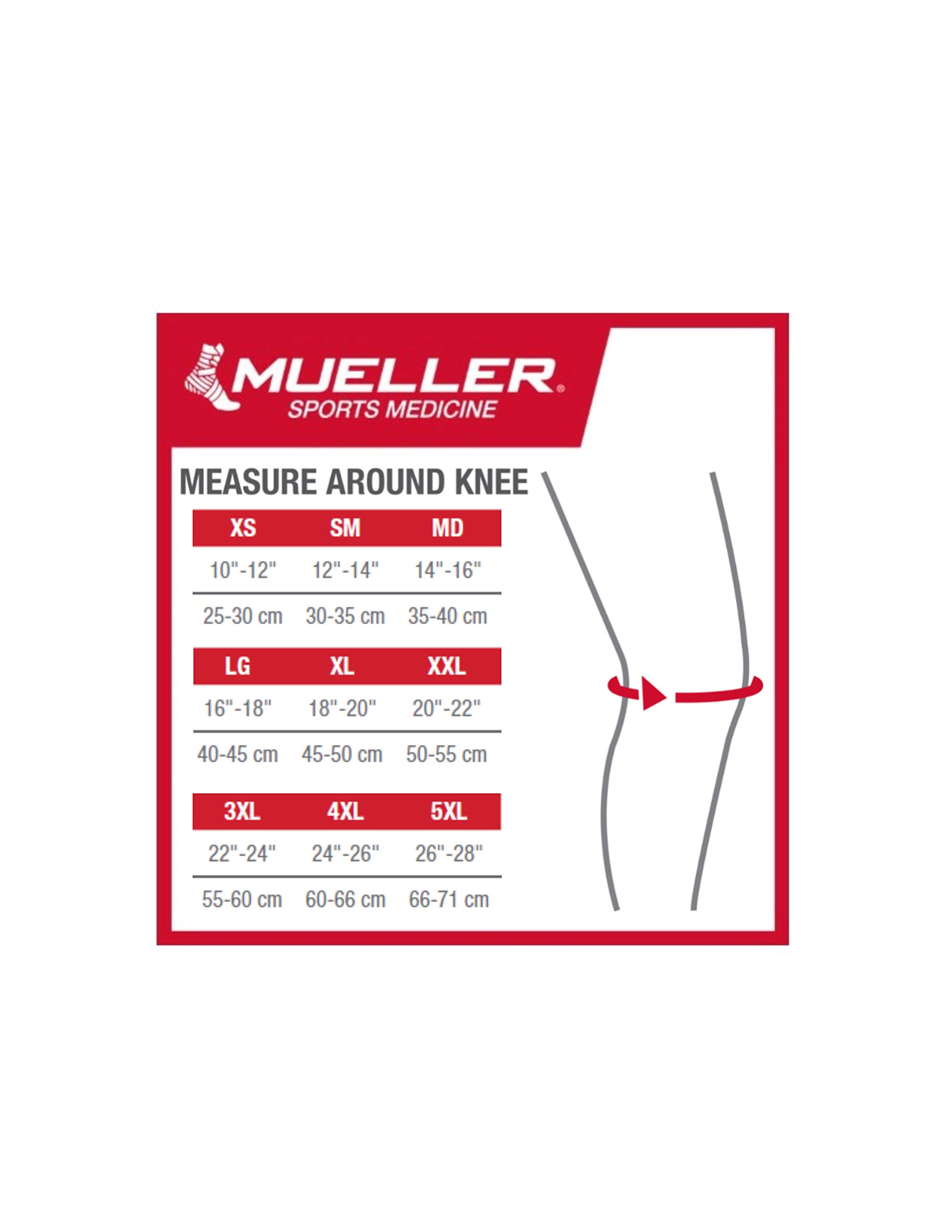 MUELLER Sports Medicine Hg80 Knee Brace, Knee Pain Relief Support for Men and Women, Ideal for Arthritis, Sprains, Black, Prevents Hyperextension, Medium