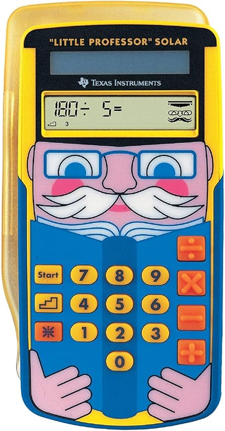 Texas Instruments Lprofsolar Little Professor Calculatrice Solaire D Apprentissage Amazon Fr Fournitures De Bureau
