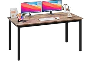Joankaren 63 Inch Computer Desk, Large Office Desk with Metal Frame, 31.5" Deep Sturdy Workstation for Gaming, Study, Home Of
