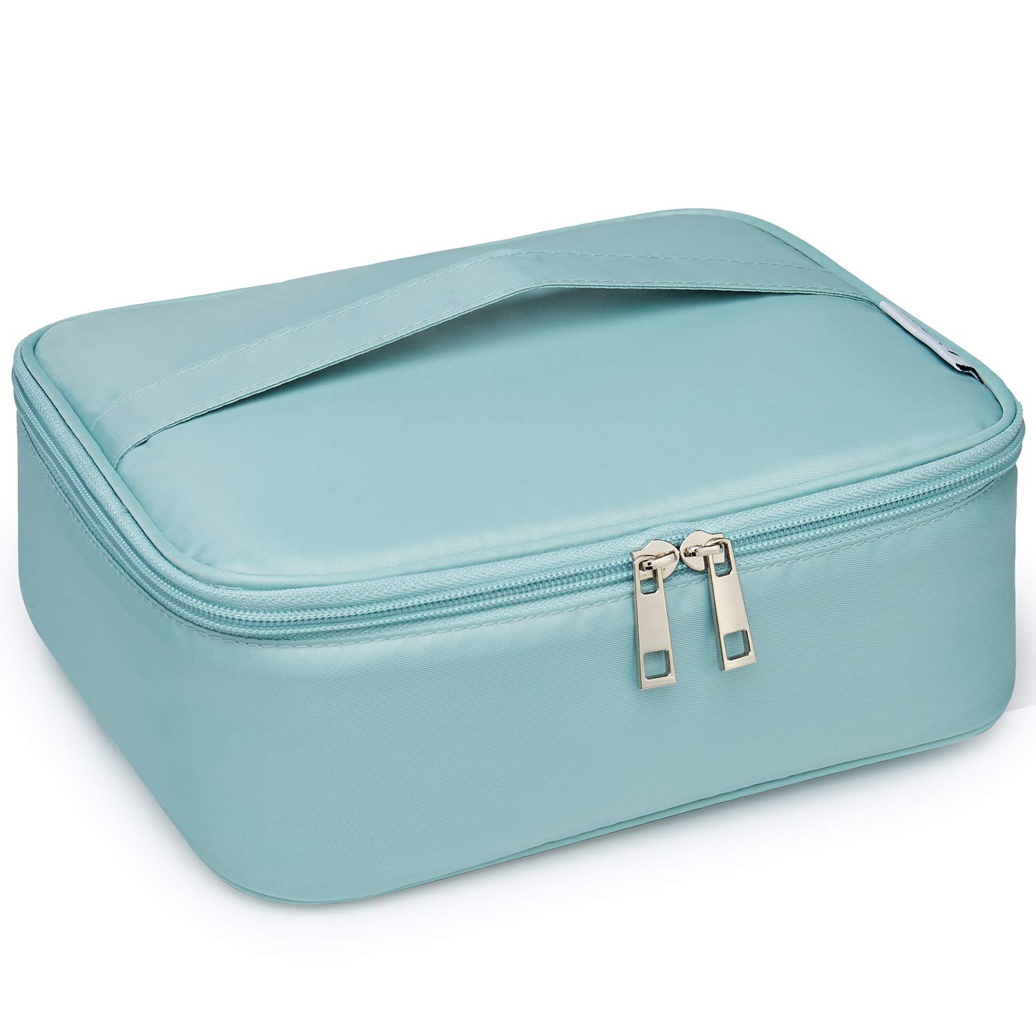 Travel Makeup Bag Large Cosmetic Bag Makeup Case Organizer for Women and Girls (Flamingo) : Beauty