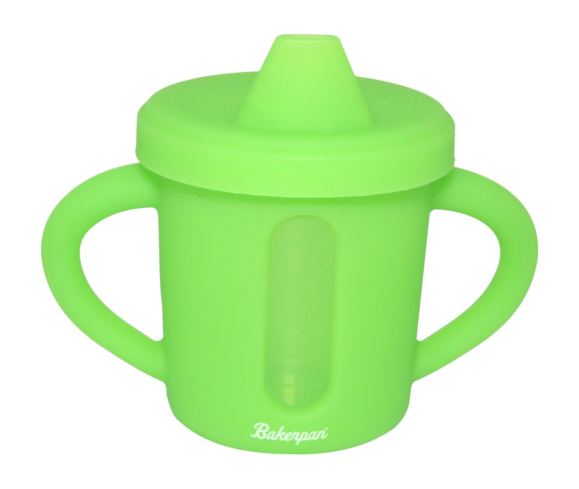 Bakerpan Silicone Toddler Spill Proof Sippy Cup with Level