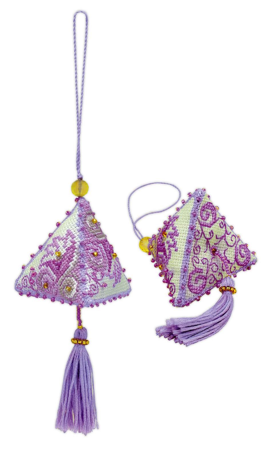 Riolis Berlingo Polyanthus Cross Stitch Kit, Cotton, Multicoloured, 6 x 5 x 0.1 cm