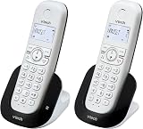 VTech CS1551 DECT Cordless Phone with Answering Machine 2 Handsets White view 2