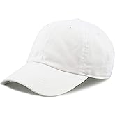 Baseball Dad Hat Women Men Blank Washed Low Profile Cotton and Denim UPF 50+ Running Golf Cap Hat