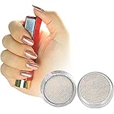 PrettyDiva Silver Chrome Pure Powder Mirror Effect Nail Powder Manicure Pigments (1g )