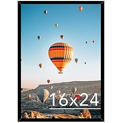 JCJMY 16x24 Picture Frame Black for Poster Photo